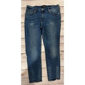 Lucky Brand Womens Lolita Crop Jeans Blue Denim Med Wash Size 6/28